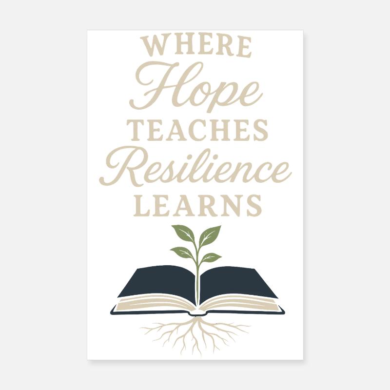 Staff for Alternative Education Teacher Second Poster 8" x 12" (20x30 cm)