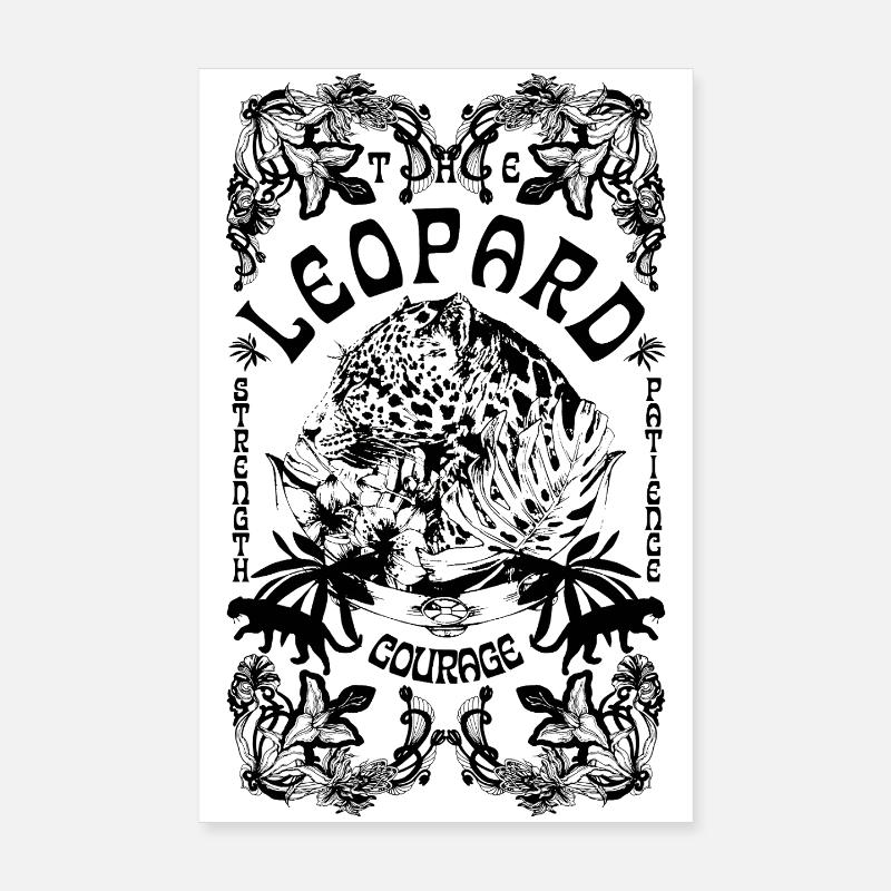 DER LEOPARD Poster 20x30 cm