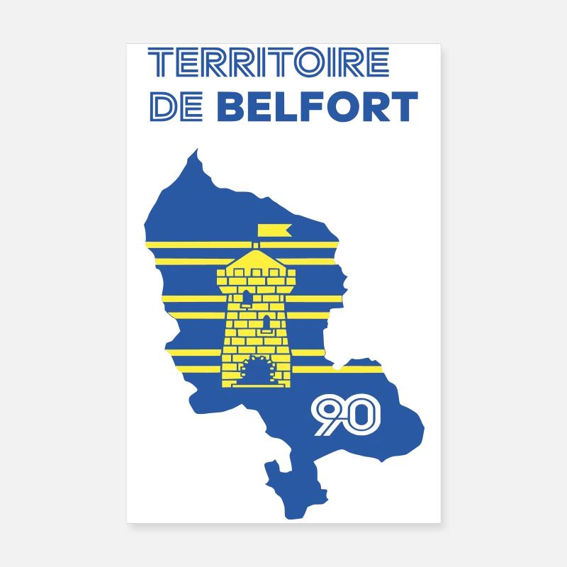 Territoire de Belfort 90 Poster 20 x 30 cm