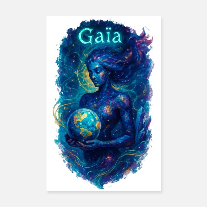 Gaia – Mutter Natur – Baum des Lebens Poster 20x30 cm