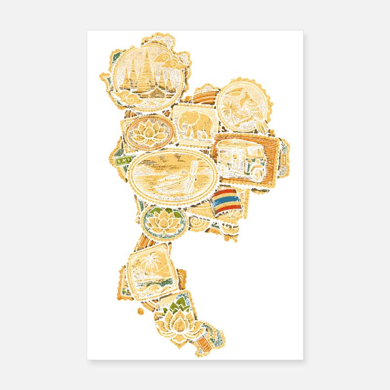 Thailand Thai Pride Poster 20x30 cm