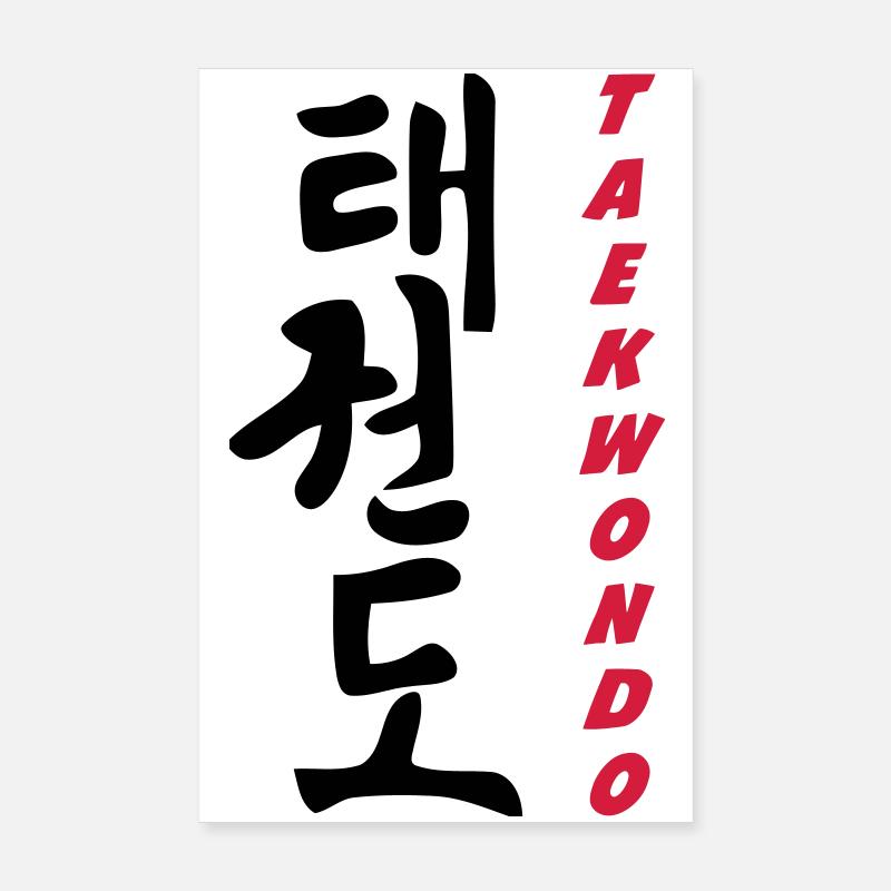 Taekwondo Poster 20 x 30 cm