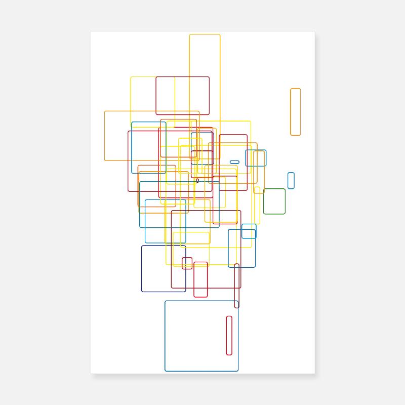 Sci-Fi Muster / abstrakt Poster 20x30 cm