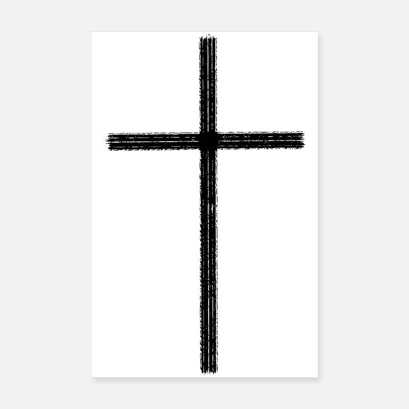 Jesus Christ Cross Easter Poster 8" x 12" (20x30 cm)