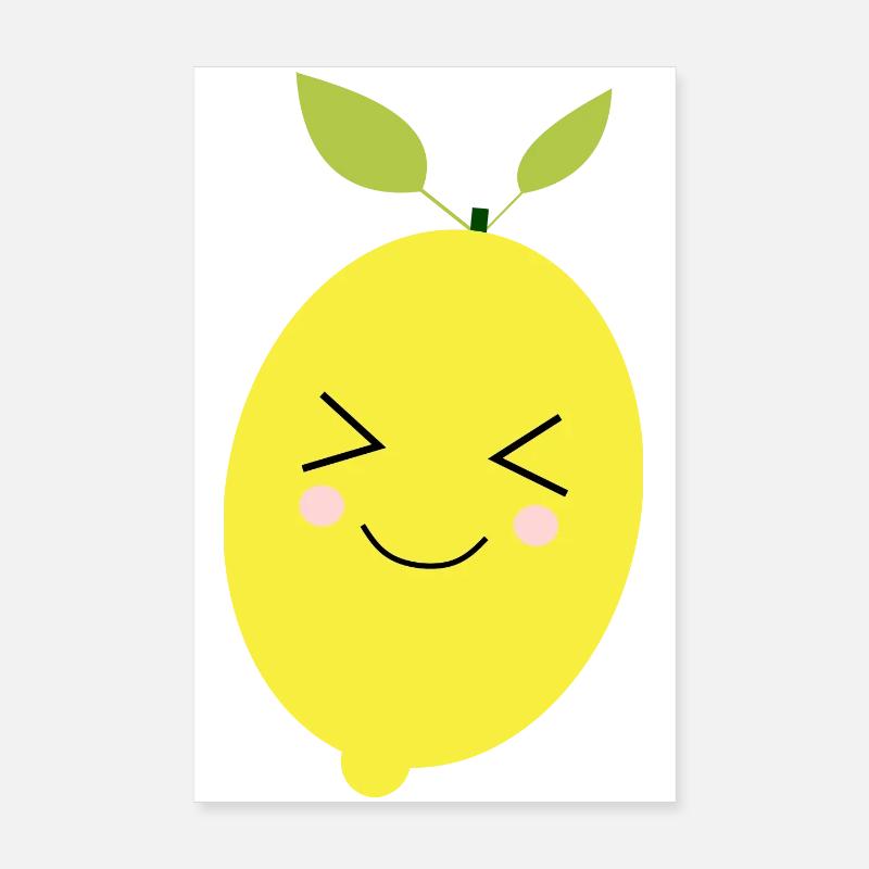 Lemon, Lime, Lime, Fruit, Fruit, Vegan Poster 8" x 12" (20x30 cm)