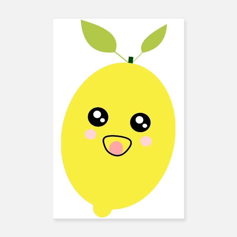 Fasching, Karneval, Kostüm, Zitrone Poster 20x30 cm