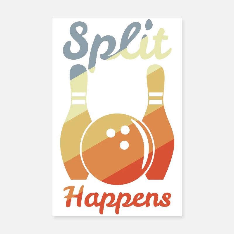 Split Happens Poster 8" x 12" (20x30 cm)