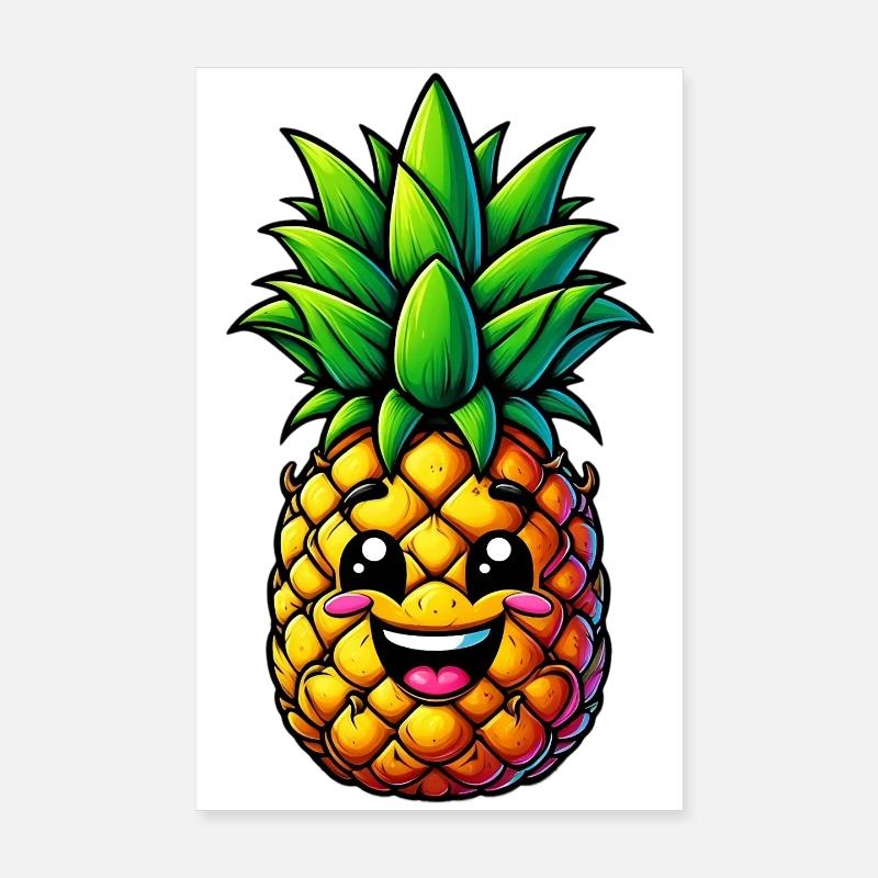 Ananas Poster 20 x 30 cm