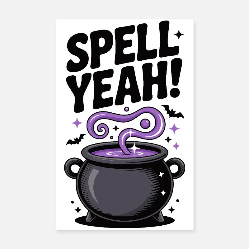 Buchstabieren ja! Poster 20x30 cm