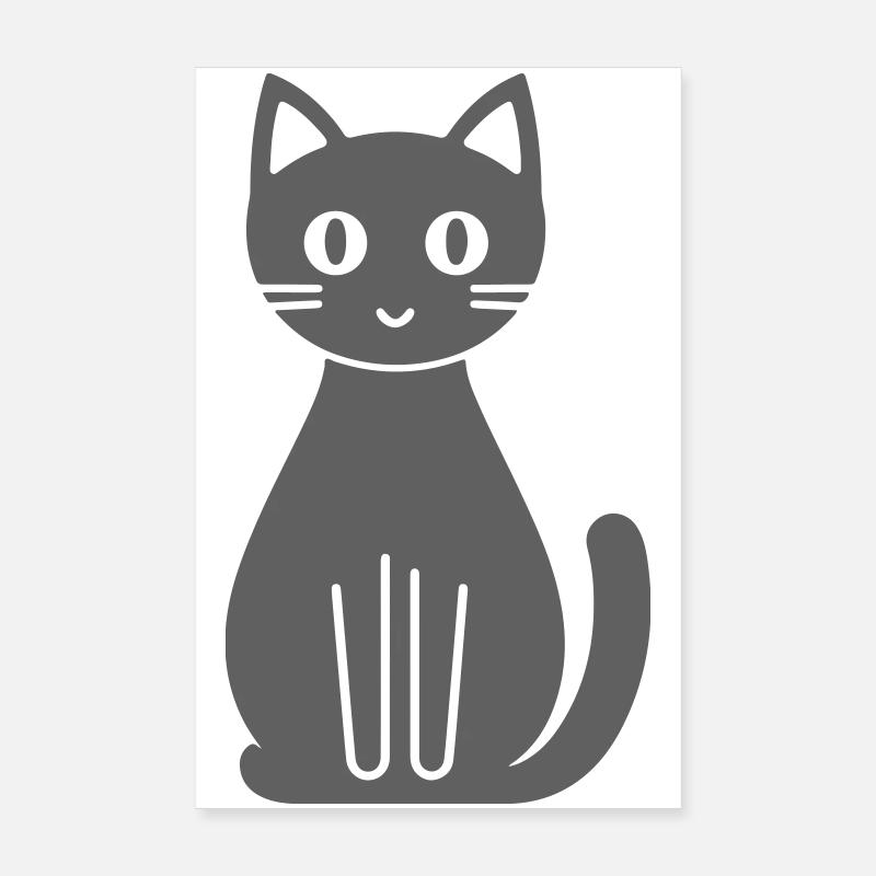 Bande dessinée Chat Poster 20 x 30 cm
