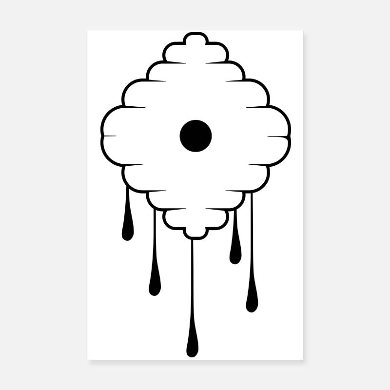 Bee Nest Poster 8" x 12" (20x30 cm)