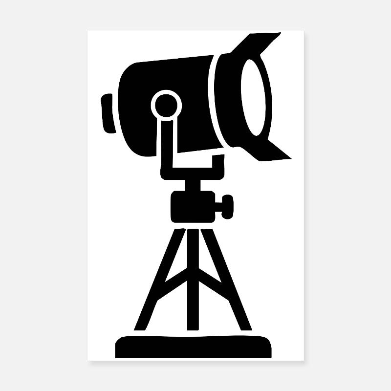 Scheinwerfer Poster 20x30 cm