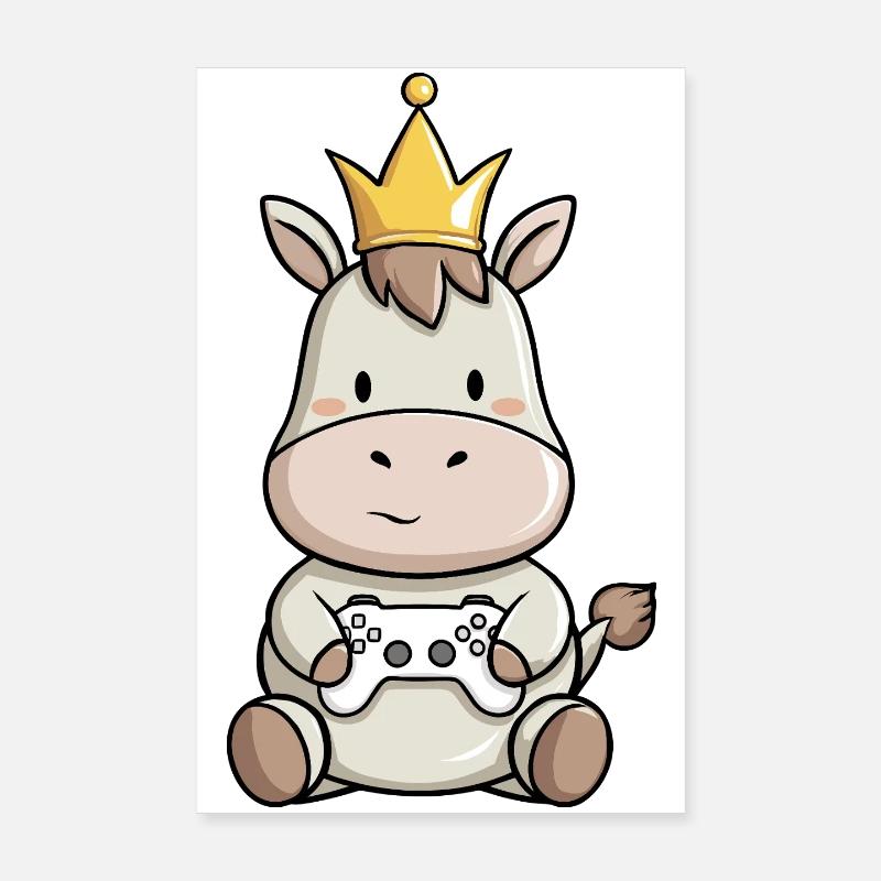 controller esel krone Poster 20x30 cm