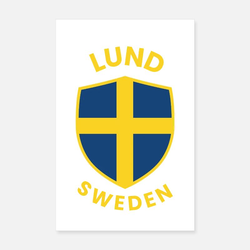 Bouclier de Lund, Suède Poster 20 x 30 cm