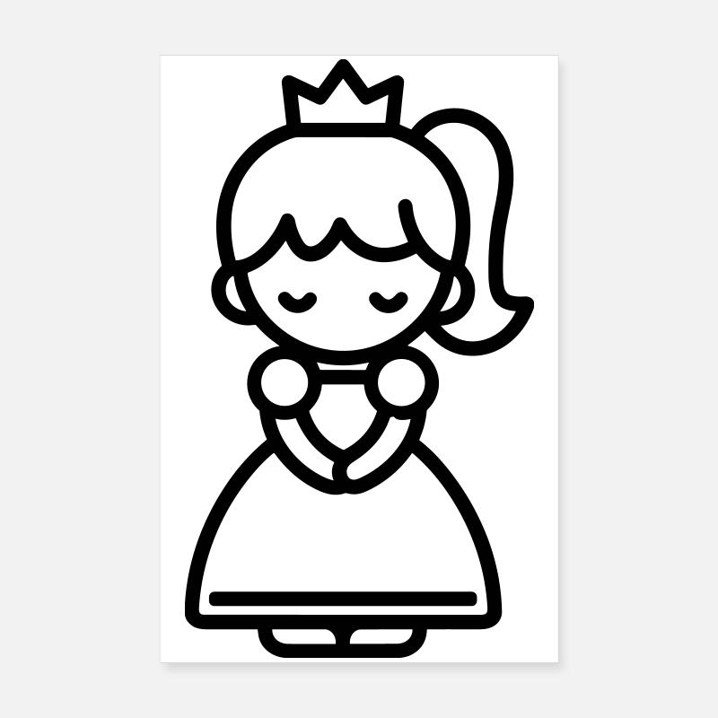 princesse Poster 20 x 30 cm