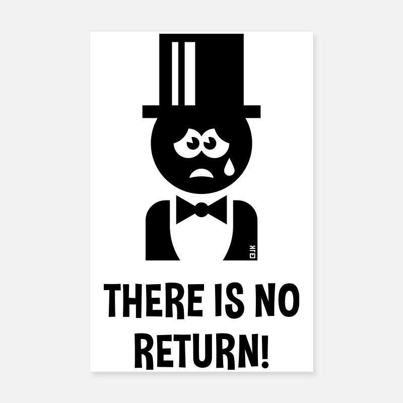 Bräutigam – Il n’y a pas de retour (JGA / Polterabend) Poster 20 x 30 cm