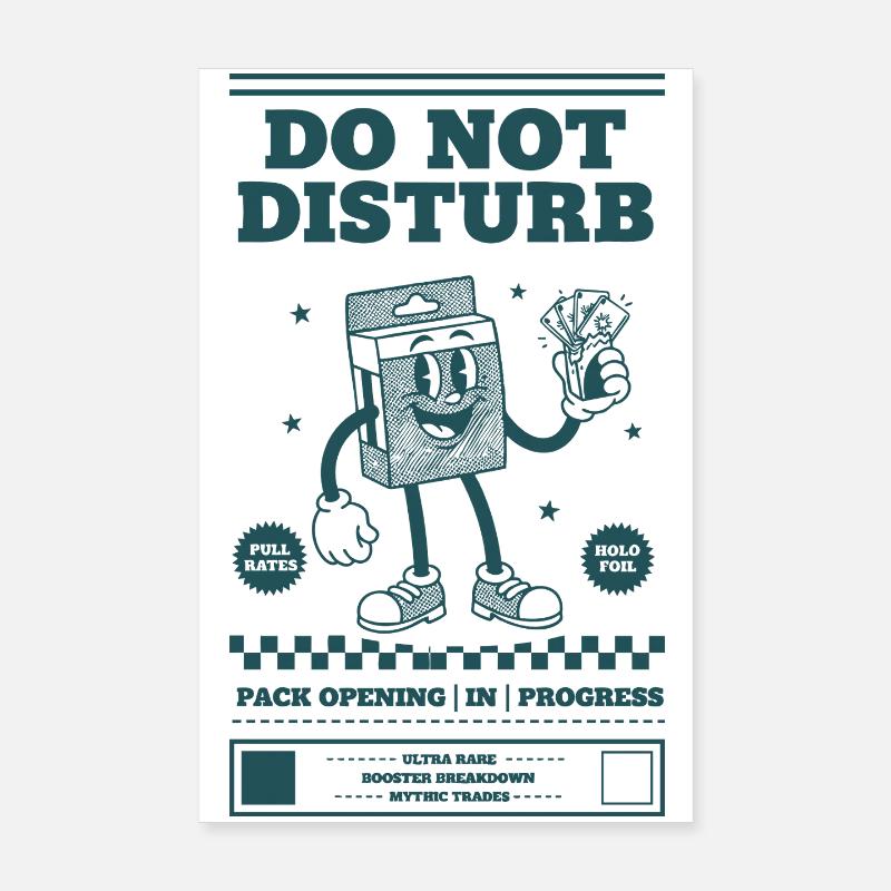 Ne pas interrompre l’ouverture de paquets en cours de trading Poster 20 x 30 cm