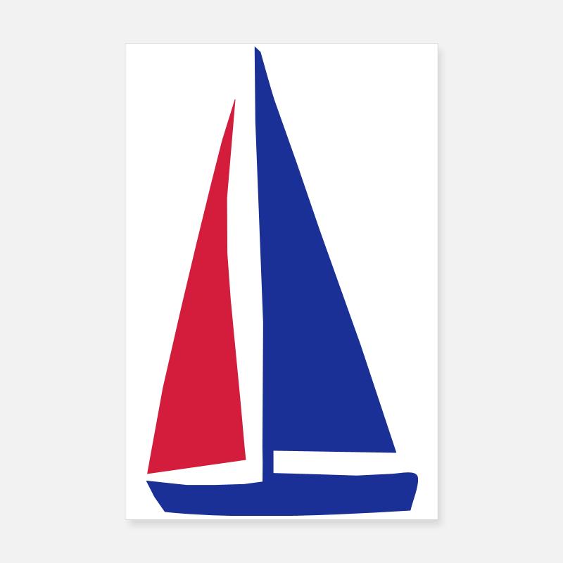 bateau à voile Poster 20 x 30 cm