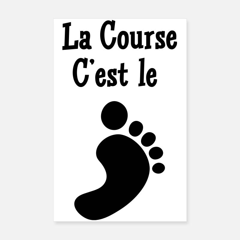 Course à Pied / Running / Jogging / Coureur Poster 20 x 30 cm