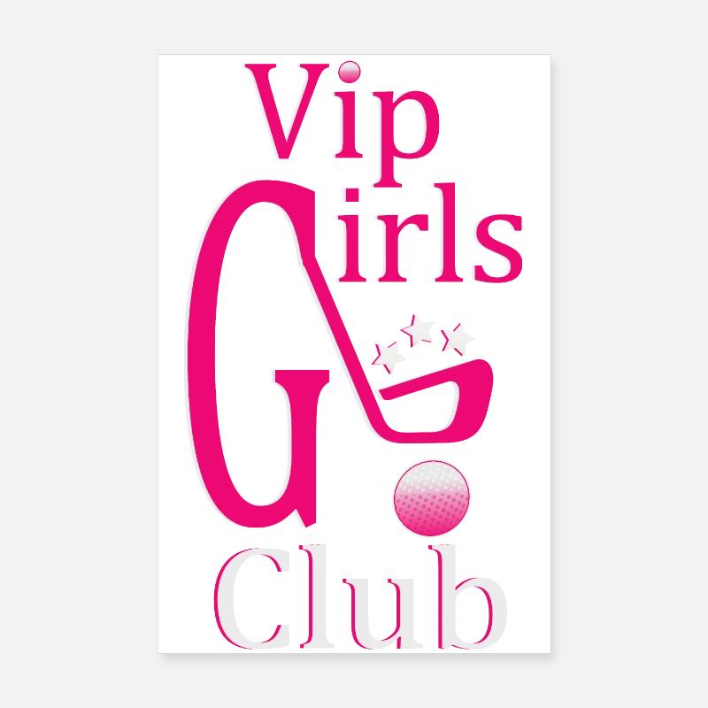 Women's Golf Poster 8" x 12" (20x30 cm)