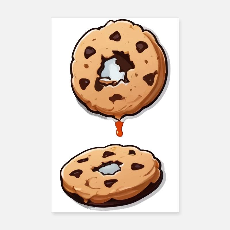 Délice de biscuits au chocolat Poster 20 x 30 cm