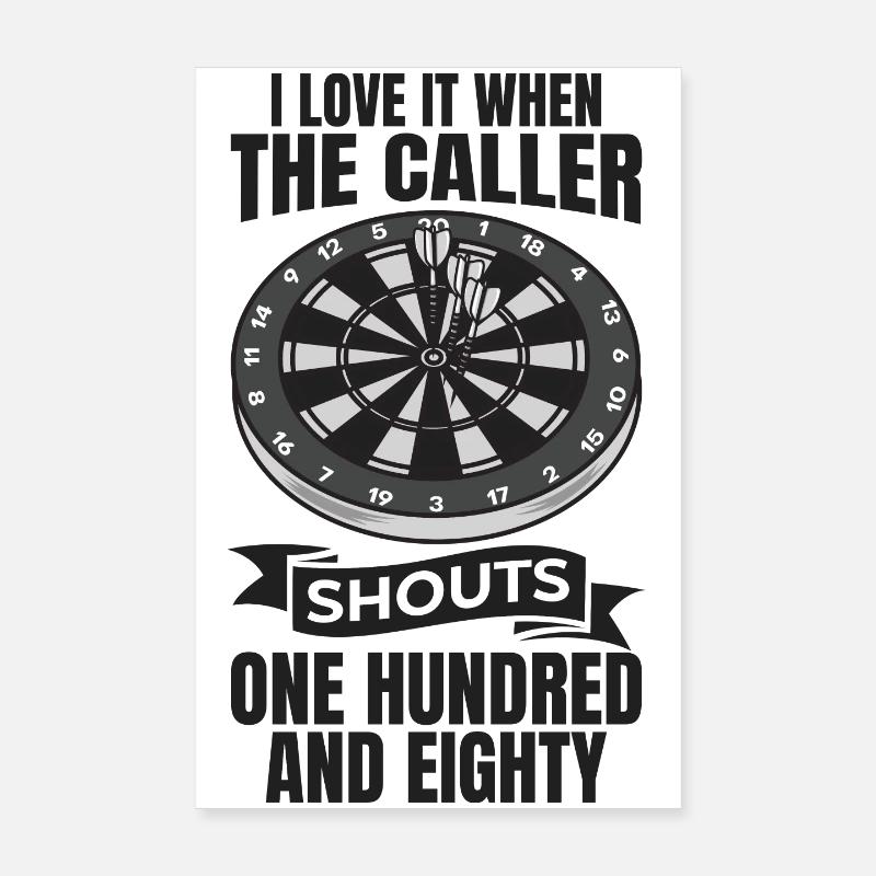 Dicton de fléchettes Poster 20 x 30 cm