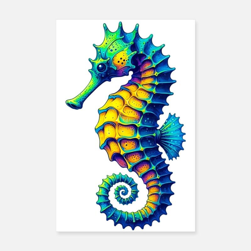Seepferdchen Poster 20x30 cm