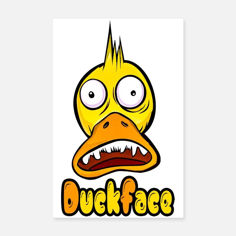 Tête de canard Poster 20 x 30 cm