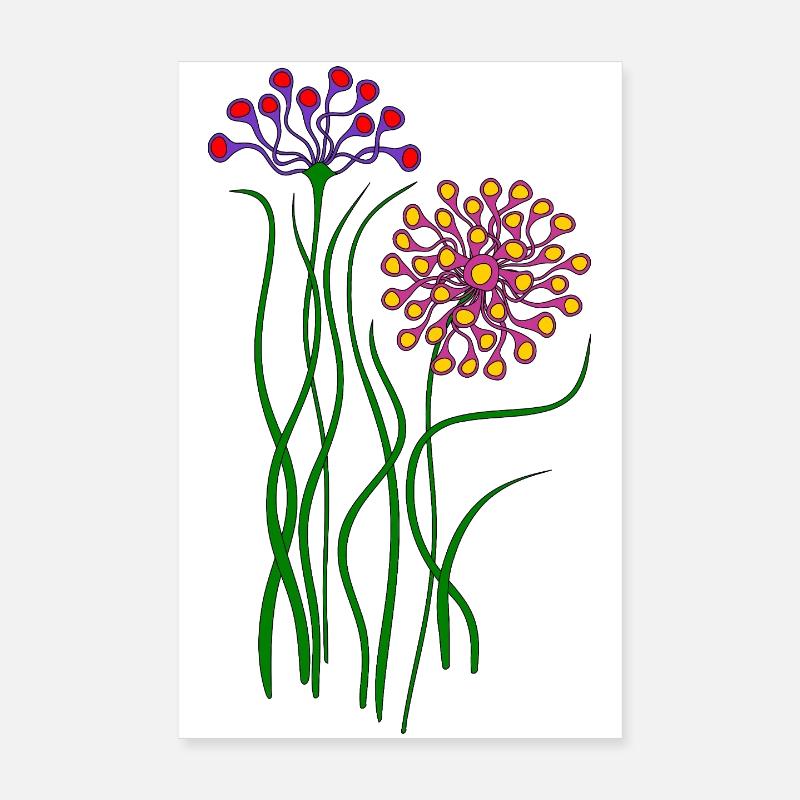 Blumen Poster 20x30 cm