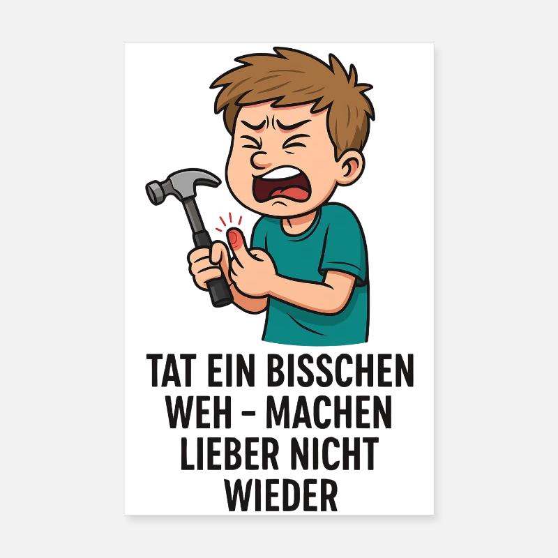 Blessé - Pas encore Poster 20 x 30 cm