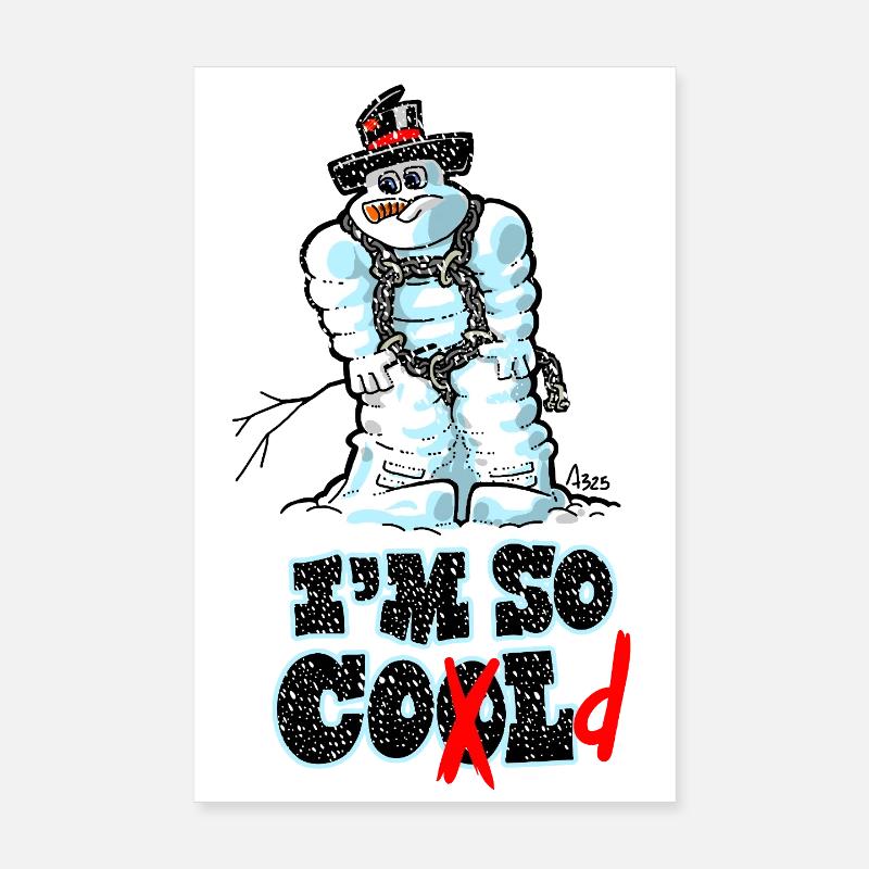 1421-Michel-So-Cold Poster 20 x 30 cm
