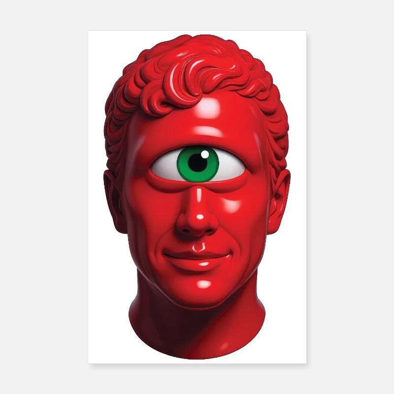 CYCLOP MAN - nice people Poster 20 x 30 cm