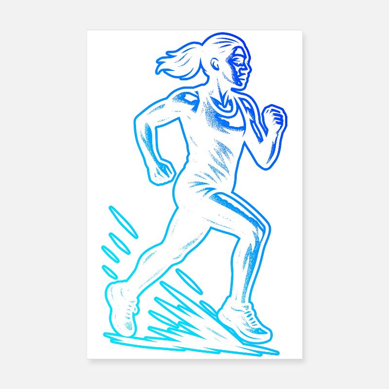 Courir parfaitement pour n’importe quelle course Poster 20 x 30 cm