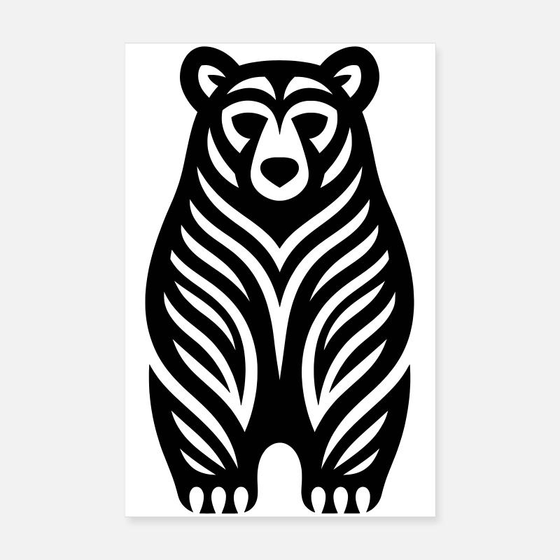 Juste un ours noir #4 | N-imal_Wears Poster 20 x 30 cm