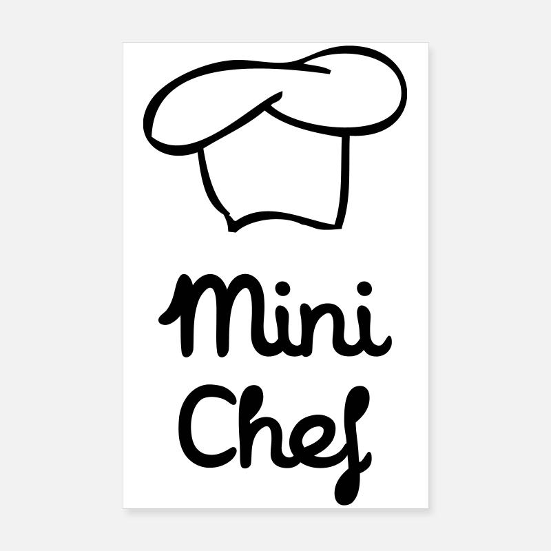 Little chef - kitchen - child Poster 8" x 12" (20x30 cm)