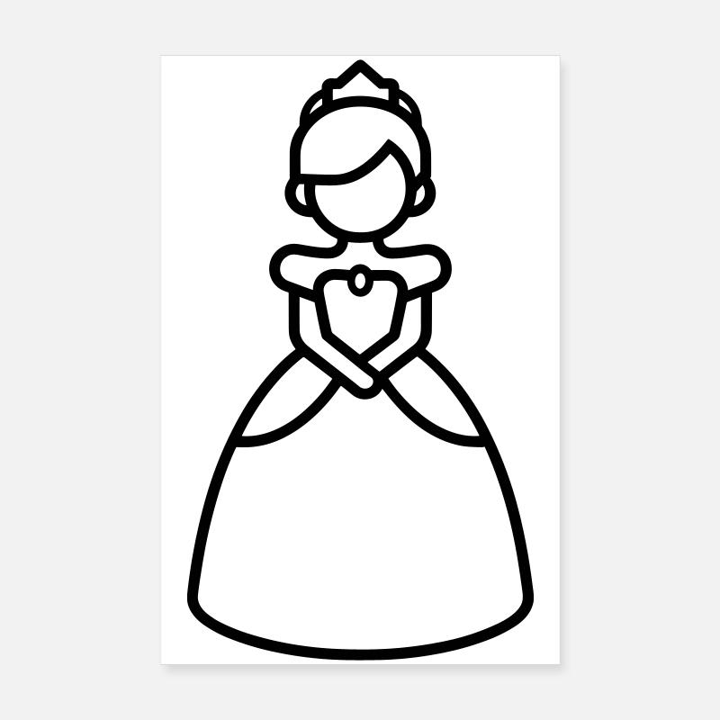 Prinzessin Poster 20x30 cm