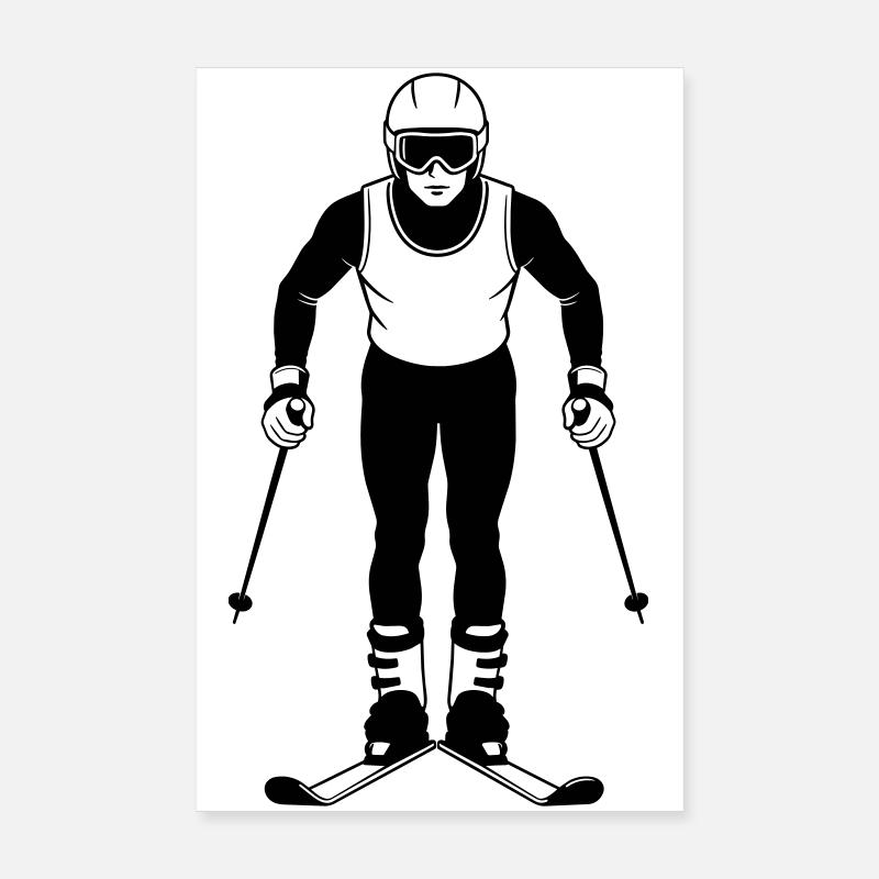 Ski Poster 20 x 30 cm