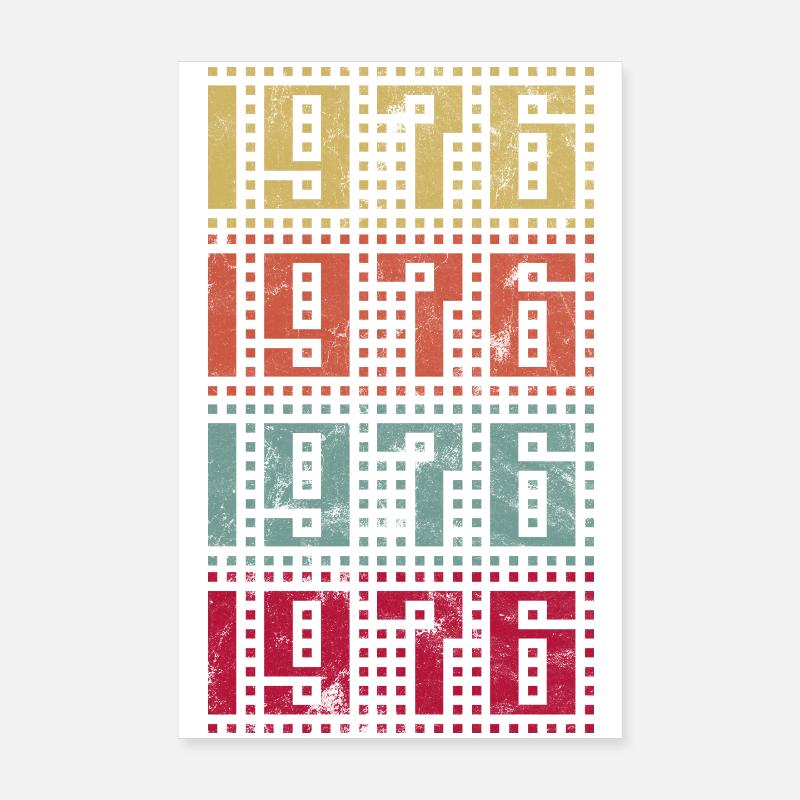 Millésime 1976 Poster 20 x 30 cm