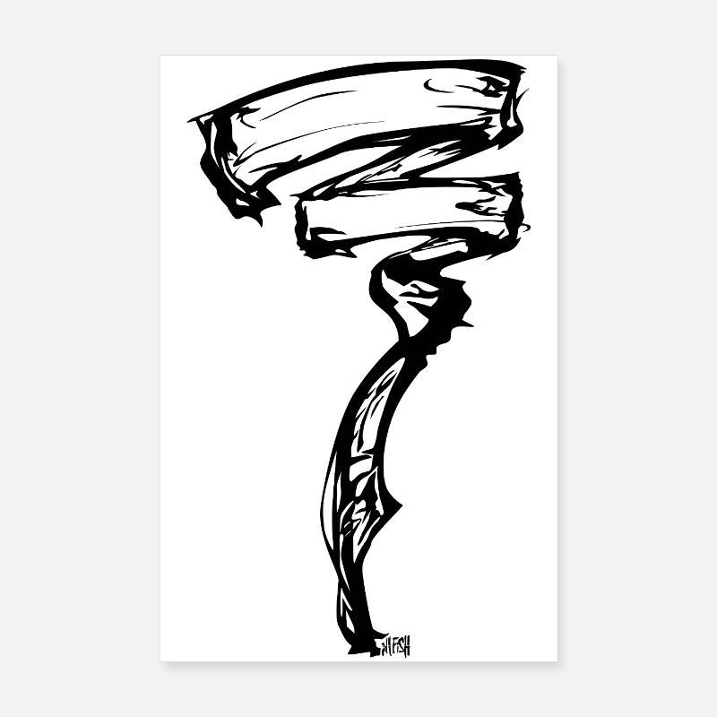 Energetischer Wind Poster 20x30 cm