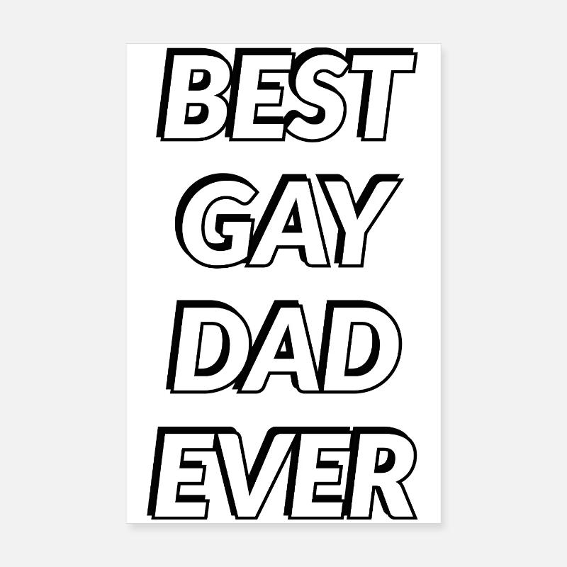 Bester schwuler Vater aller Zeiten Poster 20x30 cm