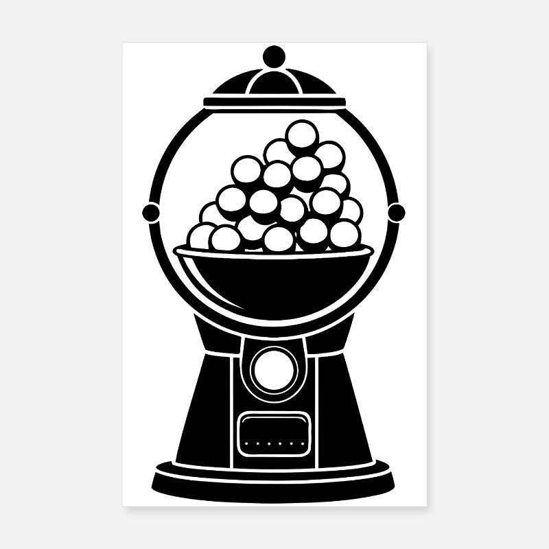 Gumball Machine Poster 8" x 12" (20x30 cm)