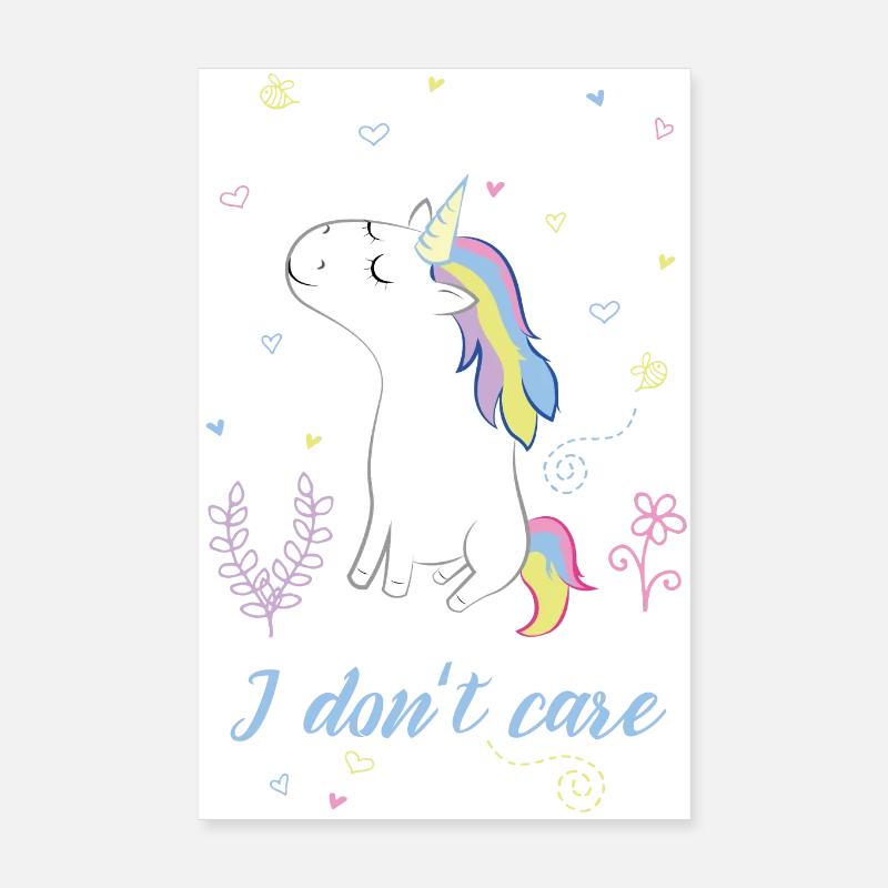 Det bryr meg ikke Poster 20x30 cm