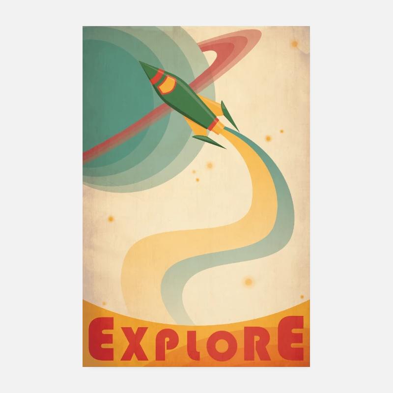 discoverer Poster 8" x 12" (20x30 cm)