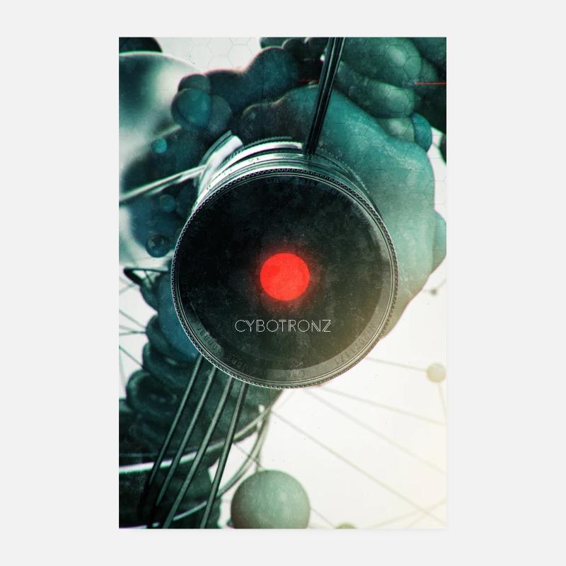 CYBOTRONZ - Poster 20 x 30 cm - blanc