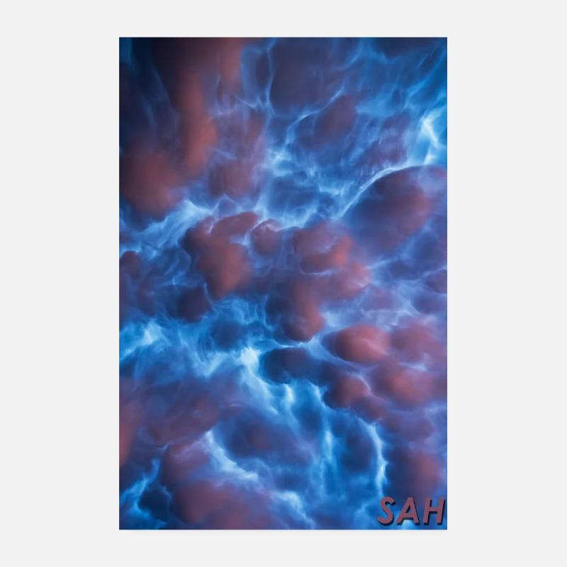 Space SAH poster - Poster 8" x 12" (20x30 cm) - white