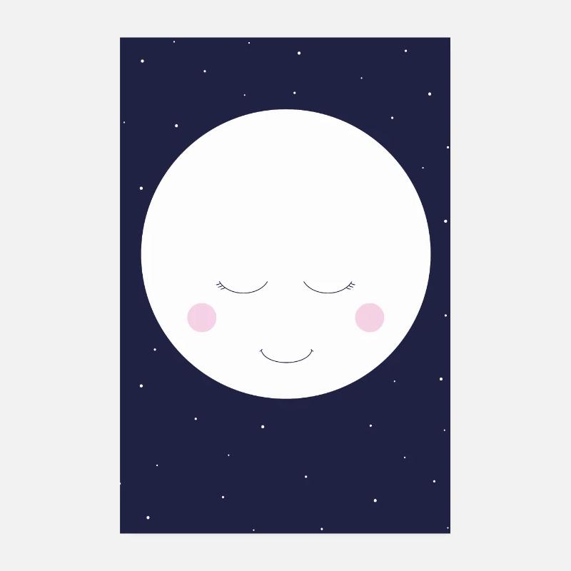 Moon Poster 20x30 cm