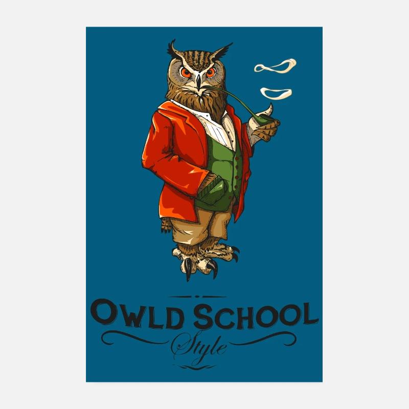 Owld school affiche Poster 20 x 30 cm