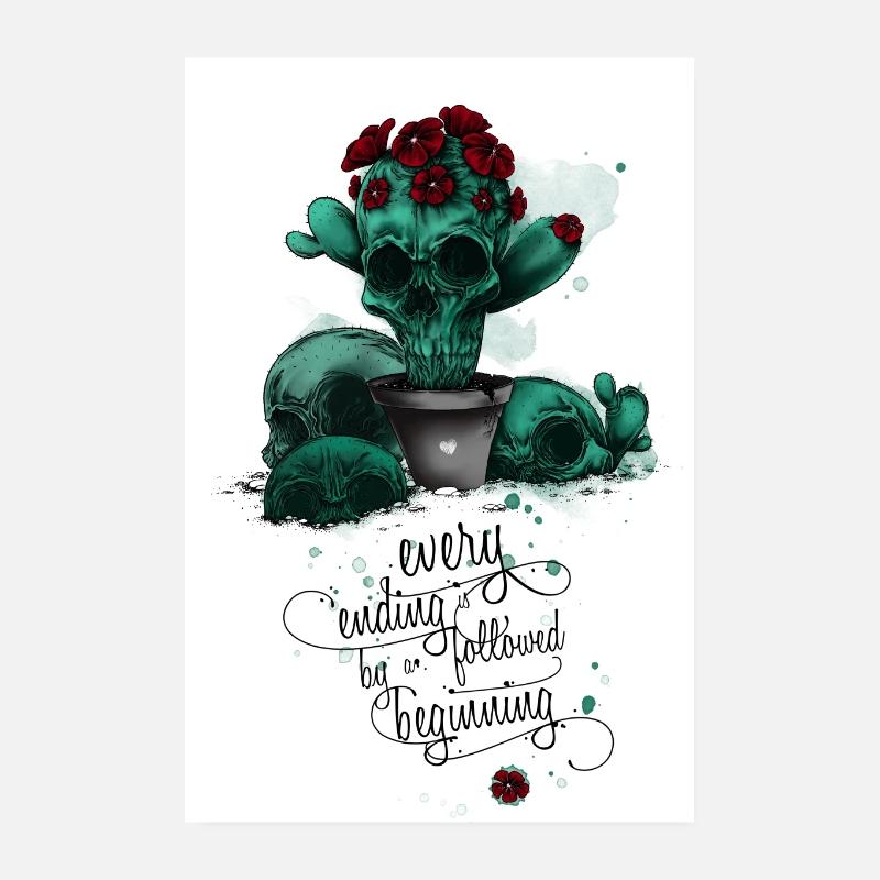 cactus human Poster 8" x 12" (20x30 cm)