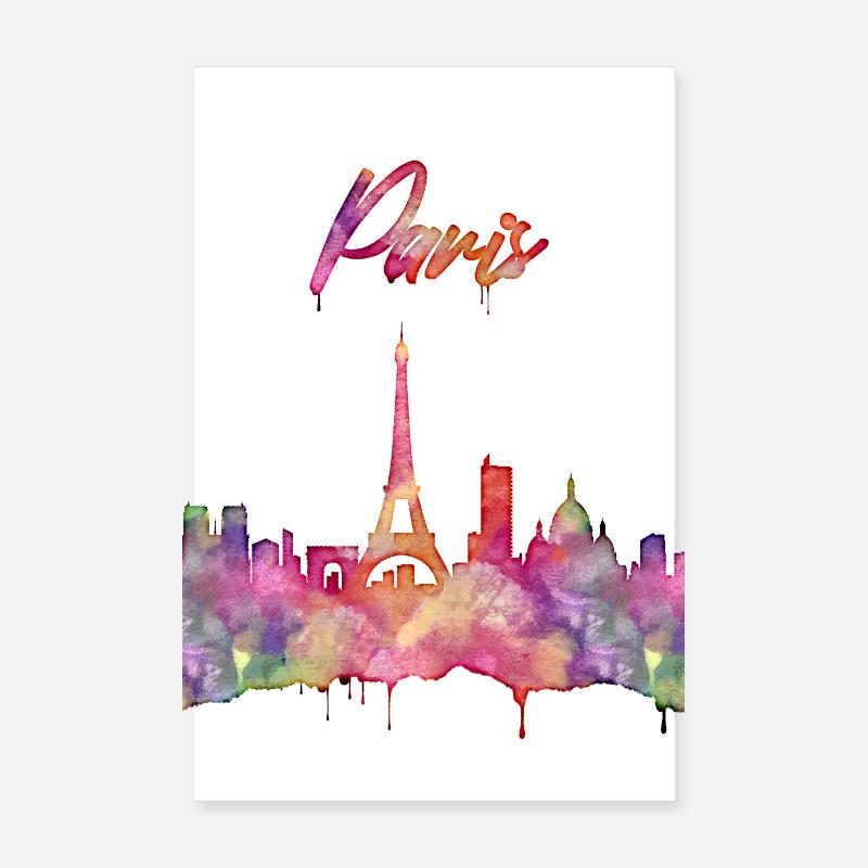 Paris die Stadt der Liebe! Poster 20x30 cm