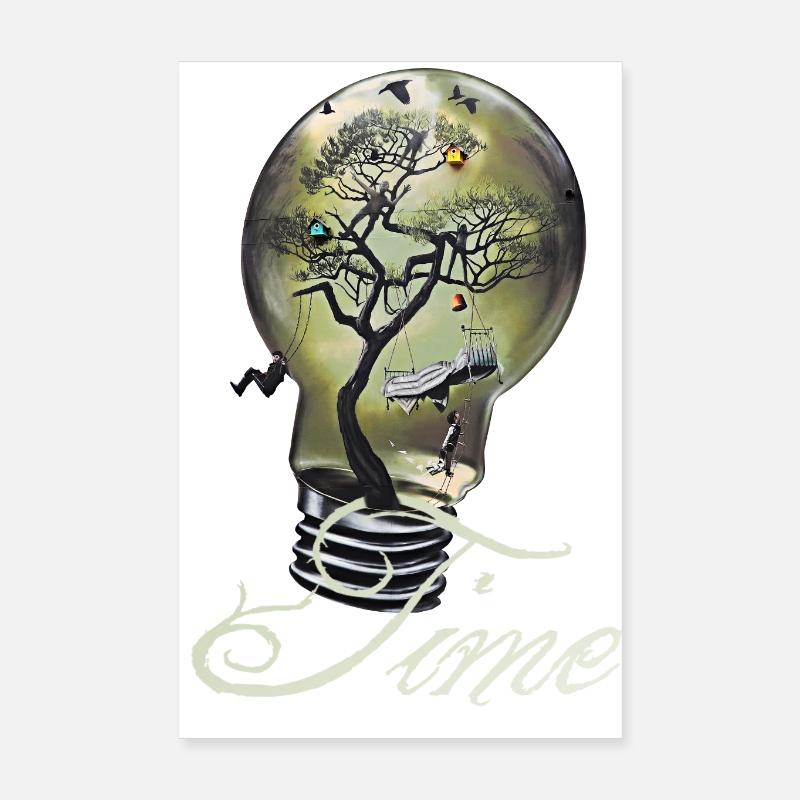 Time Lampe Poster 20x30 cm